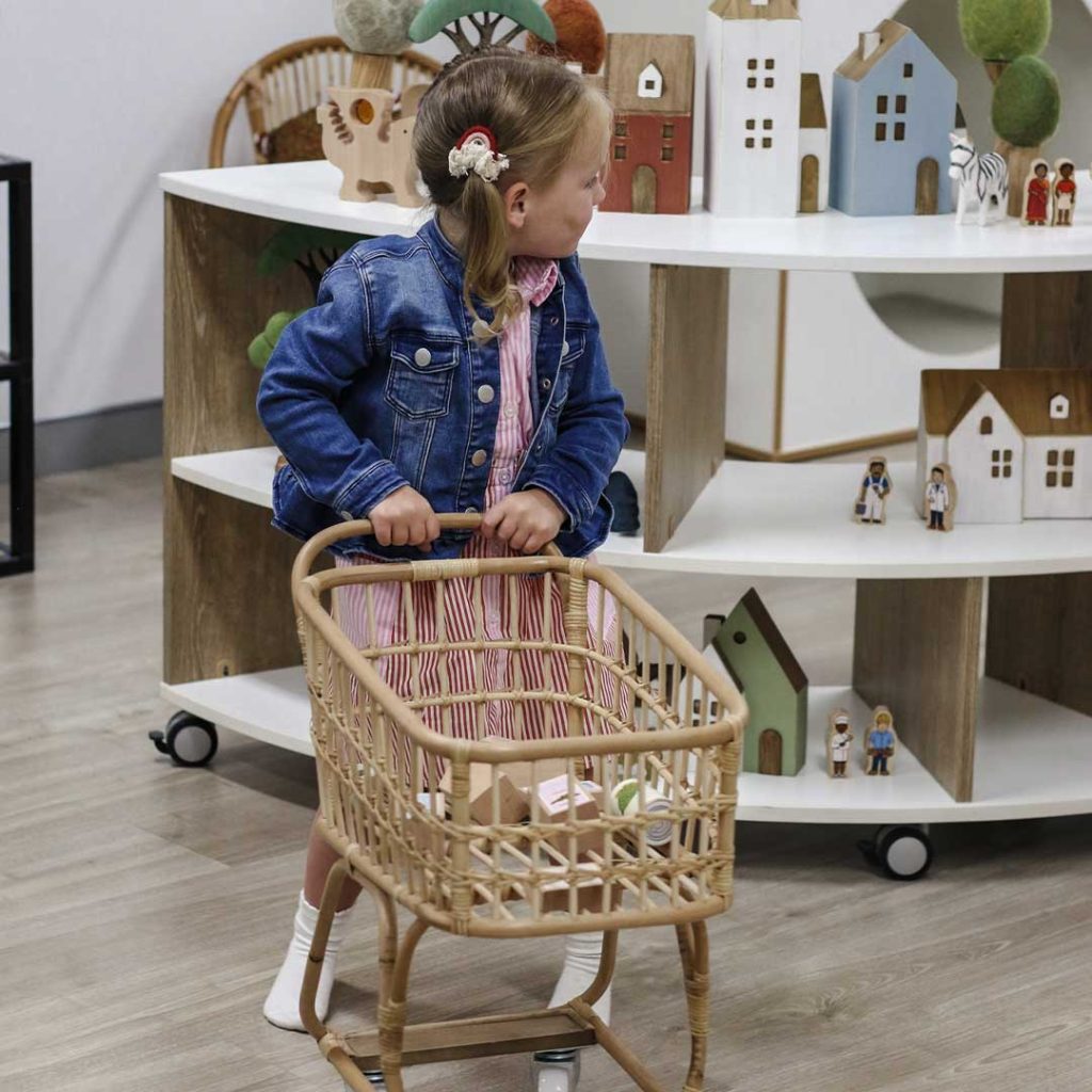 Rattan Shopping Trolley - Step4