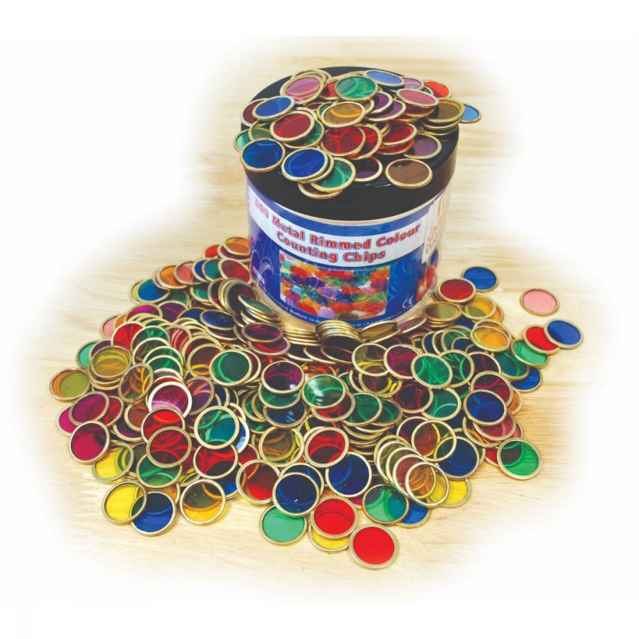 Magnetic Counting Chips (500pcs)