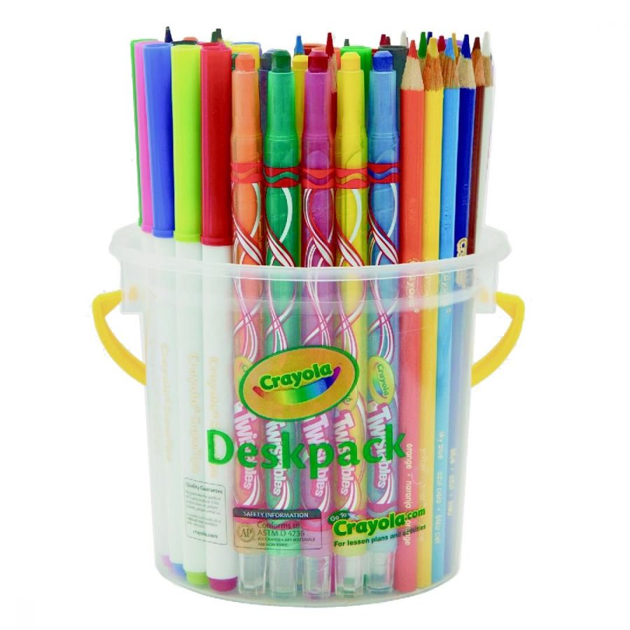 Crayola Deskpack Large Crayons Pack 48
