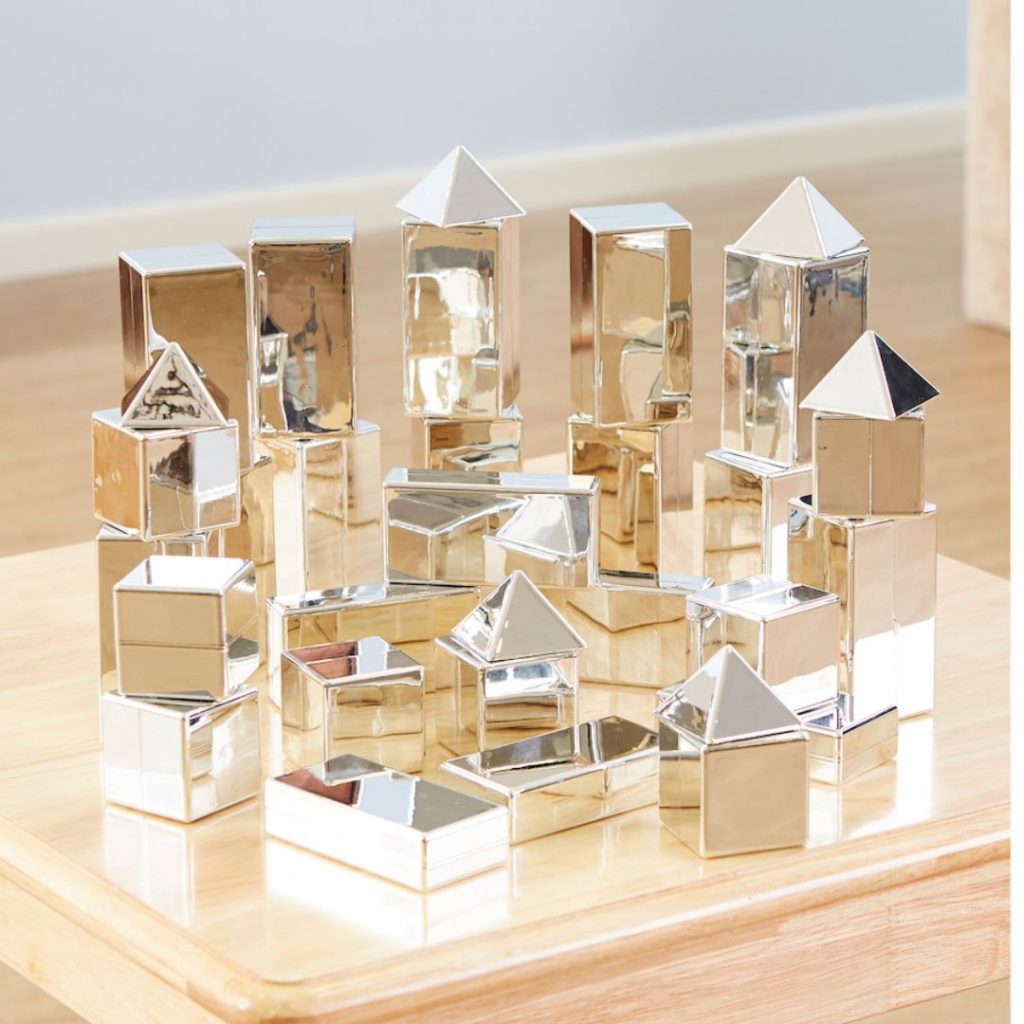 Silver Metallic Construction Blocks (32pcs) - Step4