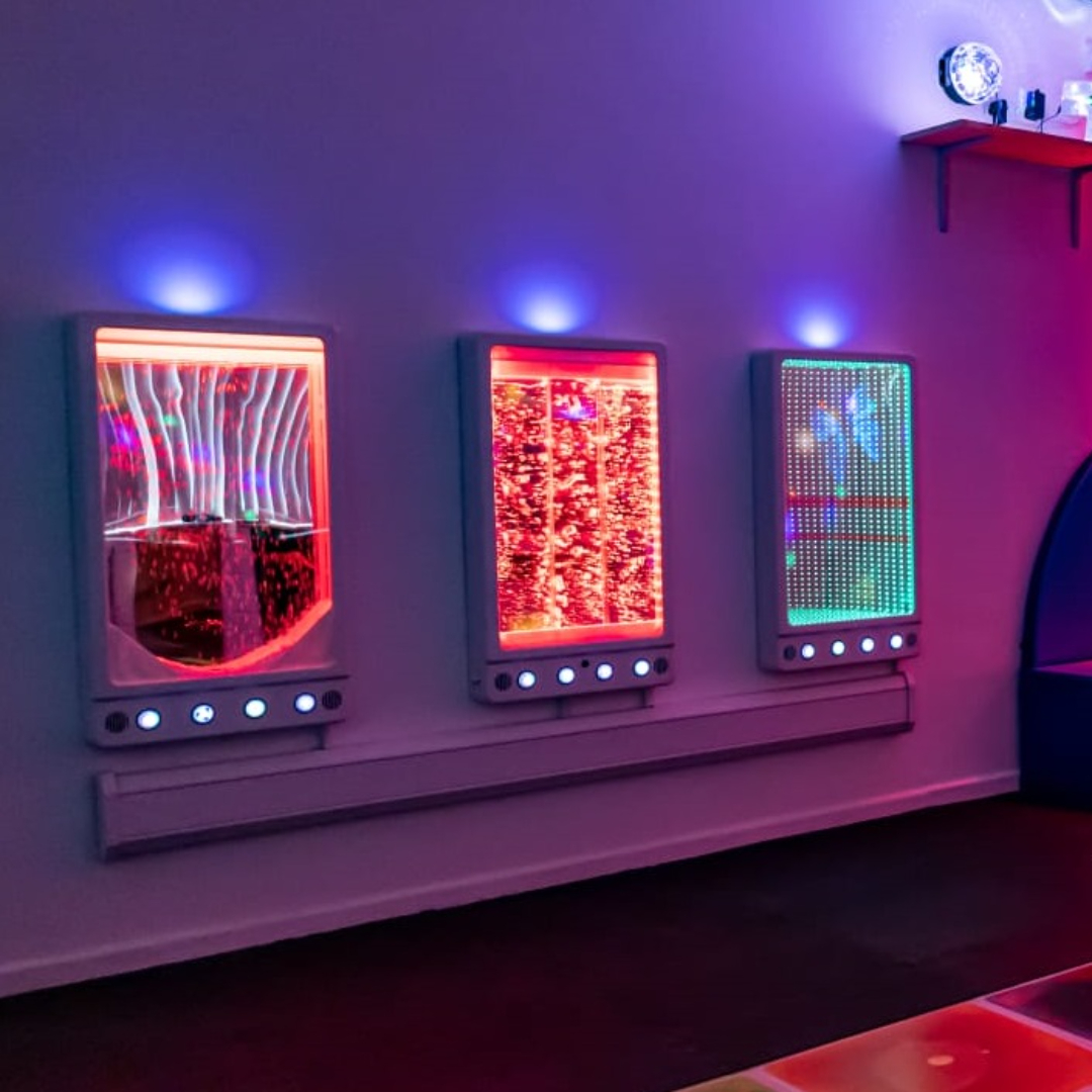 Bubble Tubes Wall Panels and Fibre Optics