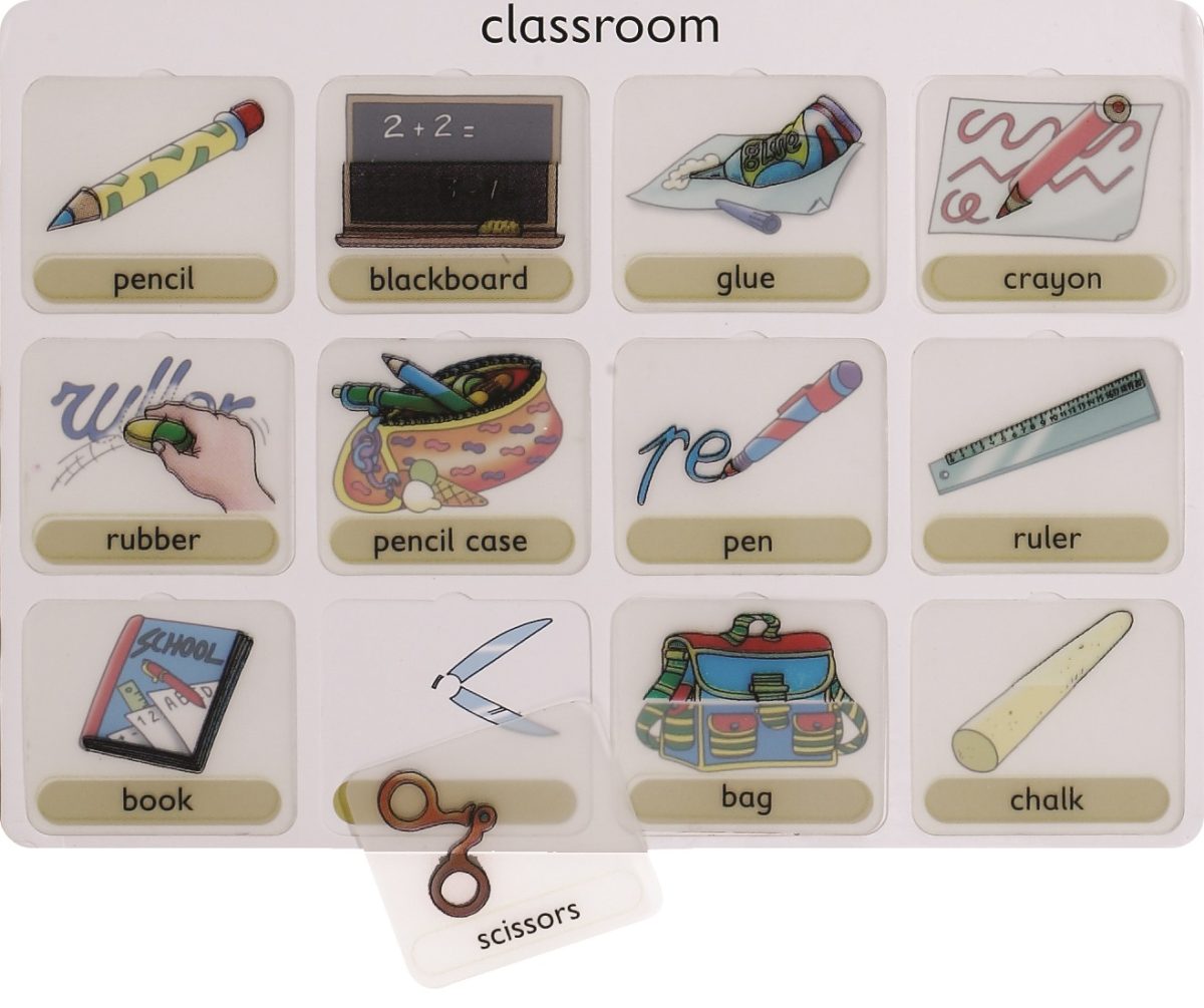 Vocabulary Board Classroom (12pcs)