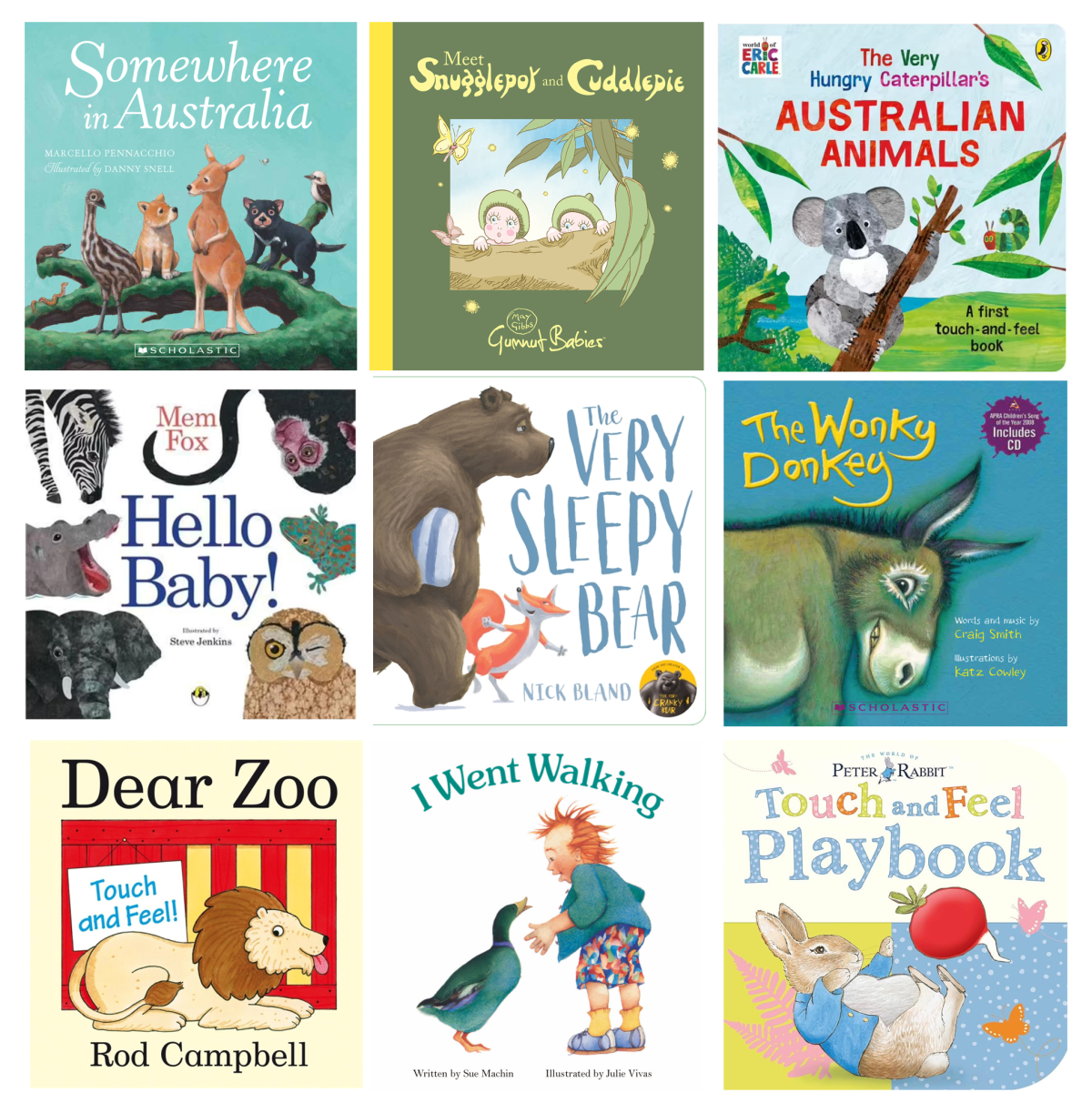 Baby Board Book Pack (9 Books)