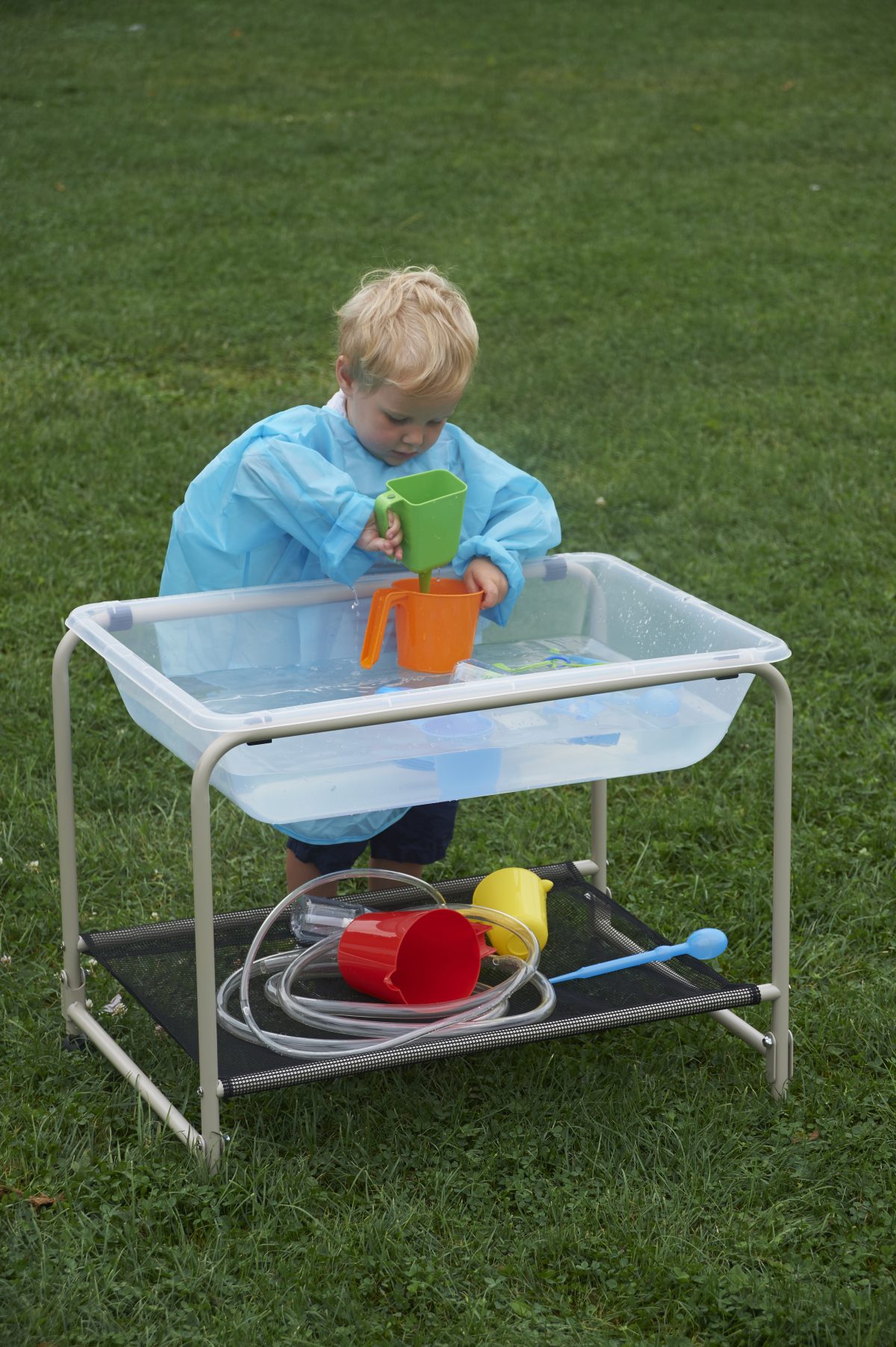 Desktop Clear Water Tray and Stand