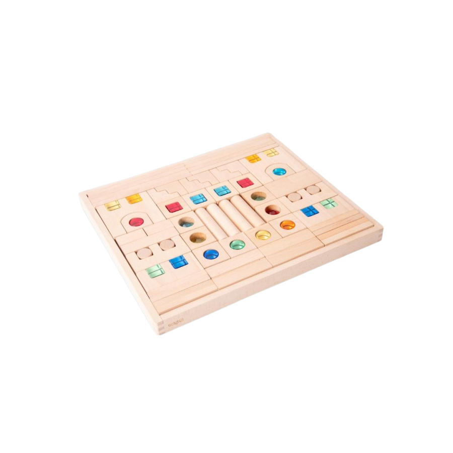 Wooden Gem Big Block Set (83pcs)