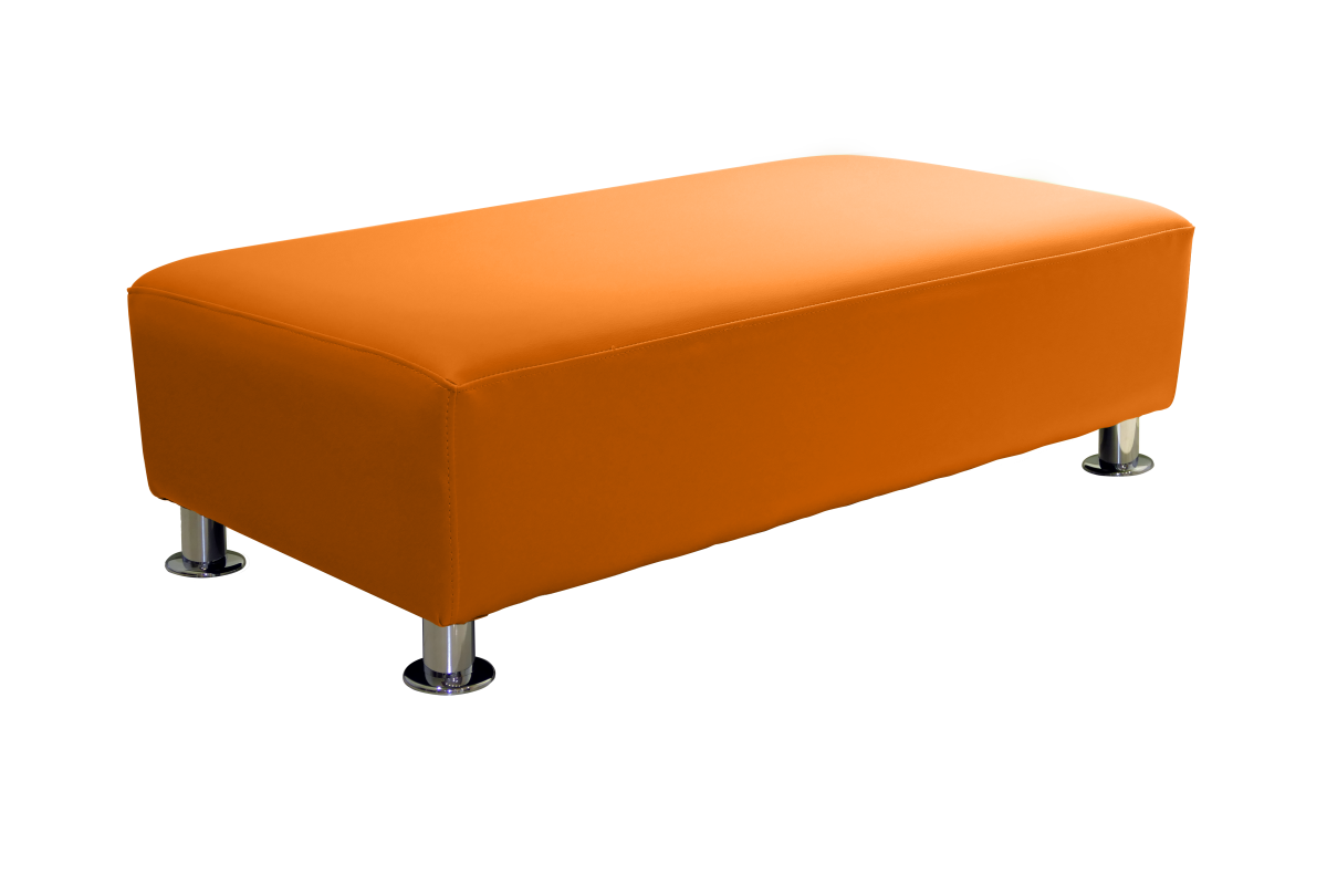 Modern Sofa 2 Seater Tangerine