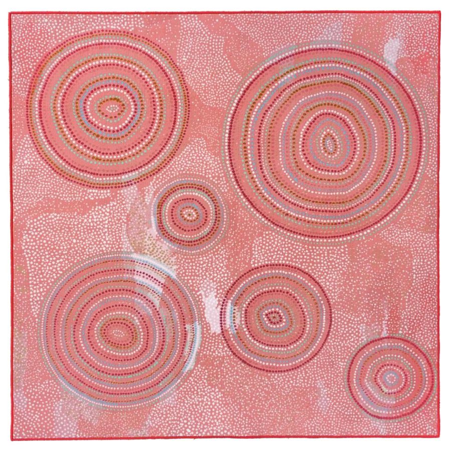 Aboriginal Art 'Healing' Rug - 2x2m