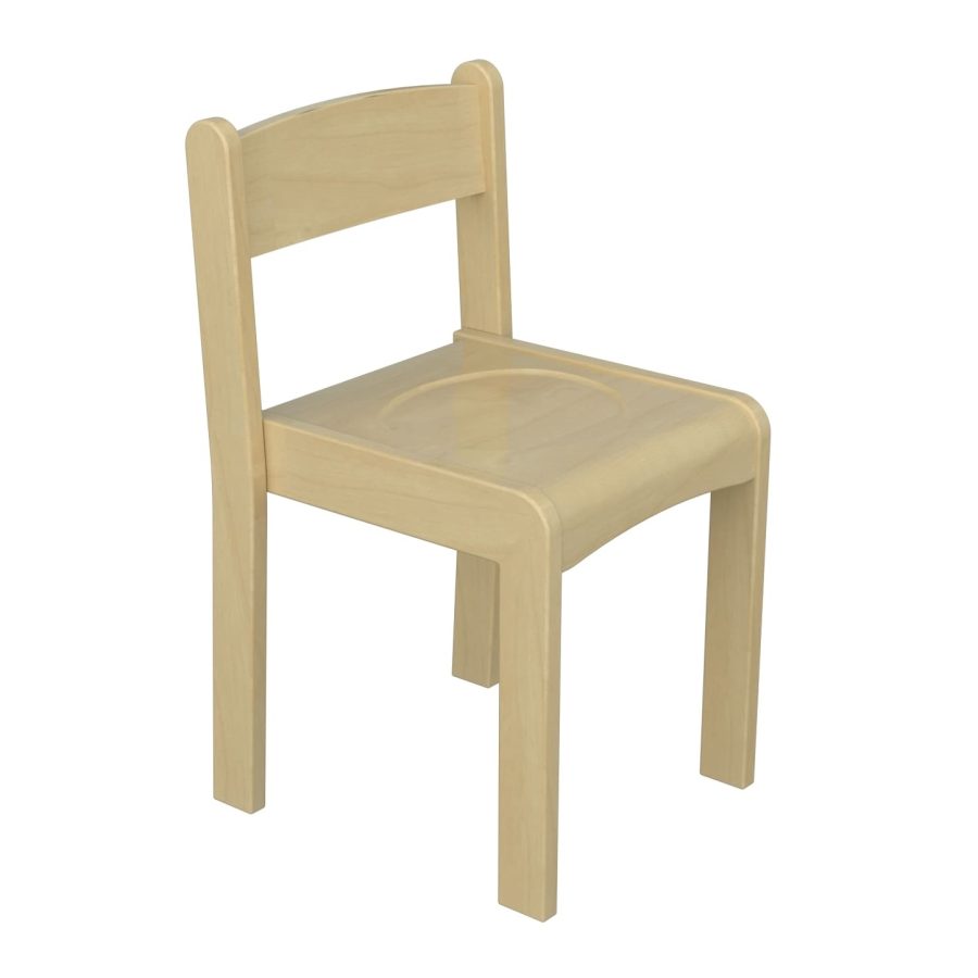 Birchwood Solid Stackable Chair 30cm (Bulk Buy 24)