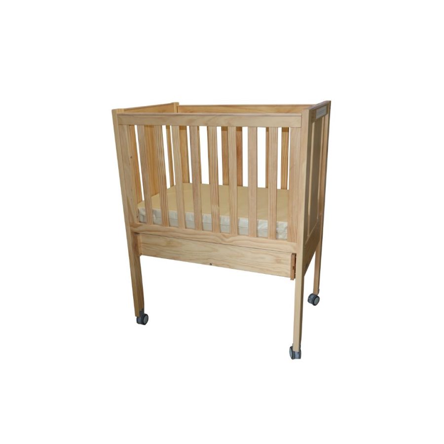 Posture Plus Cot & Mattress with Drawer - Natural (Bulk Buy 8)