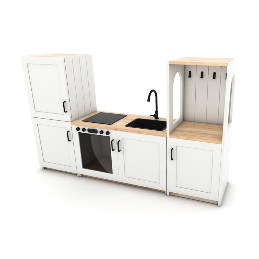 Bowral Kitchen Set (3pcs) - White