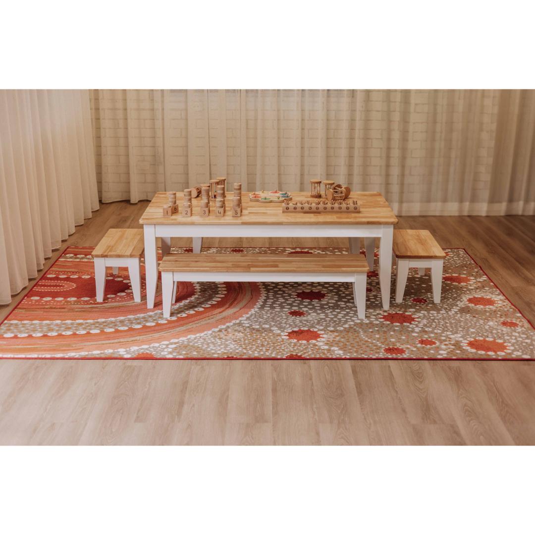 Bowral Table and Bench Set (5pcs) - Contemporary - Step4 Bowral Table and Bench Set (5pcs) - Contemporary
