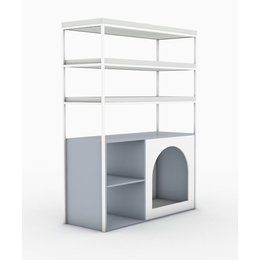 Modula Plus Nook Shelving Unit Arch