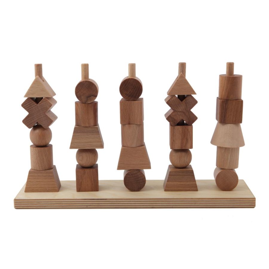 Wooden Story Natural Stacker