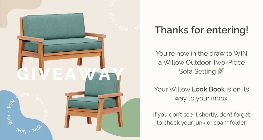 Willow Giveaway Popup