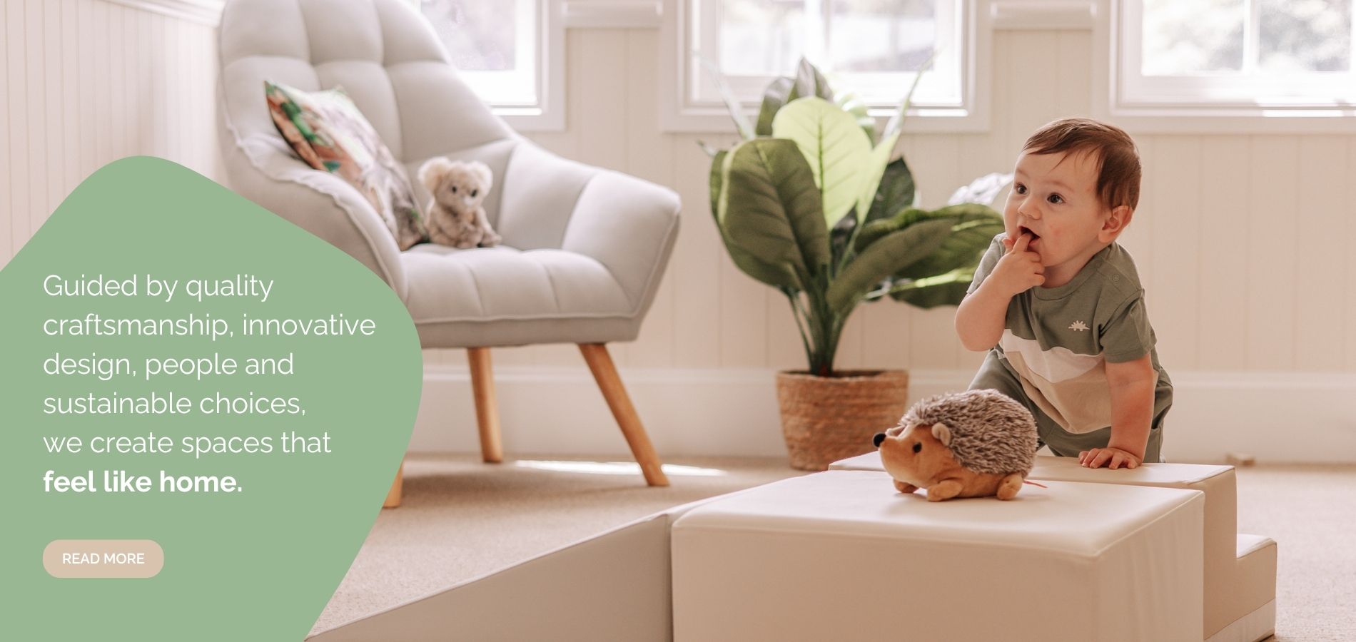 Guided by quality craftsmanship, innovative design, people and sustainable choices.