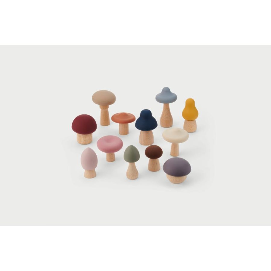 Silicone Woodland Mushrooms - Earth