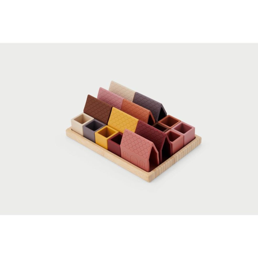 Silicone Village Blocks - Earth