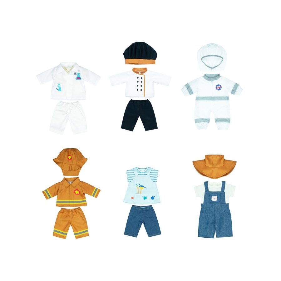 Dolls Clothes 38cm Occupations (Set of 6)