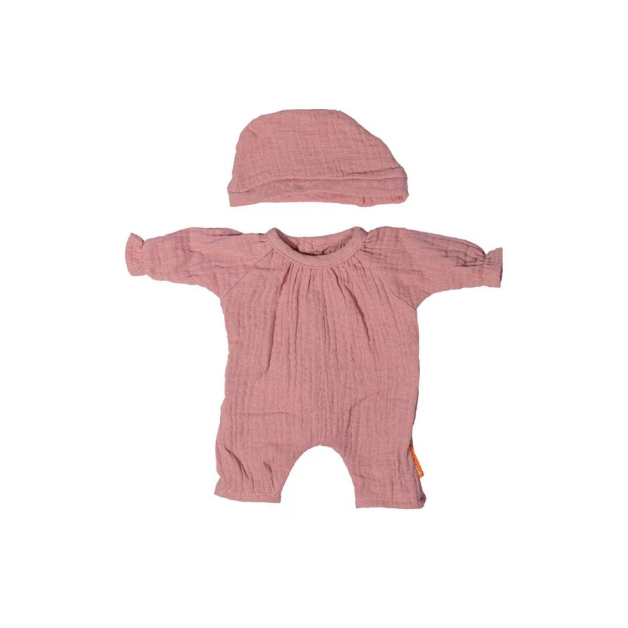 Dolls Clothes 32cm Pink Jumpsuit & Hat
