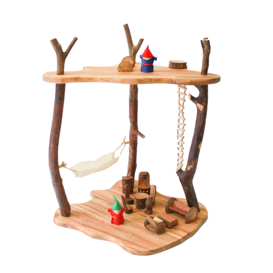 Wooden Jungle Treehouse