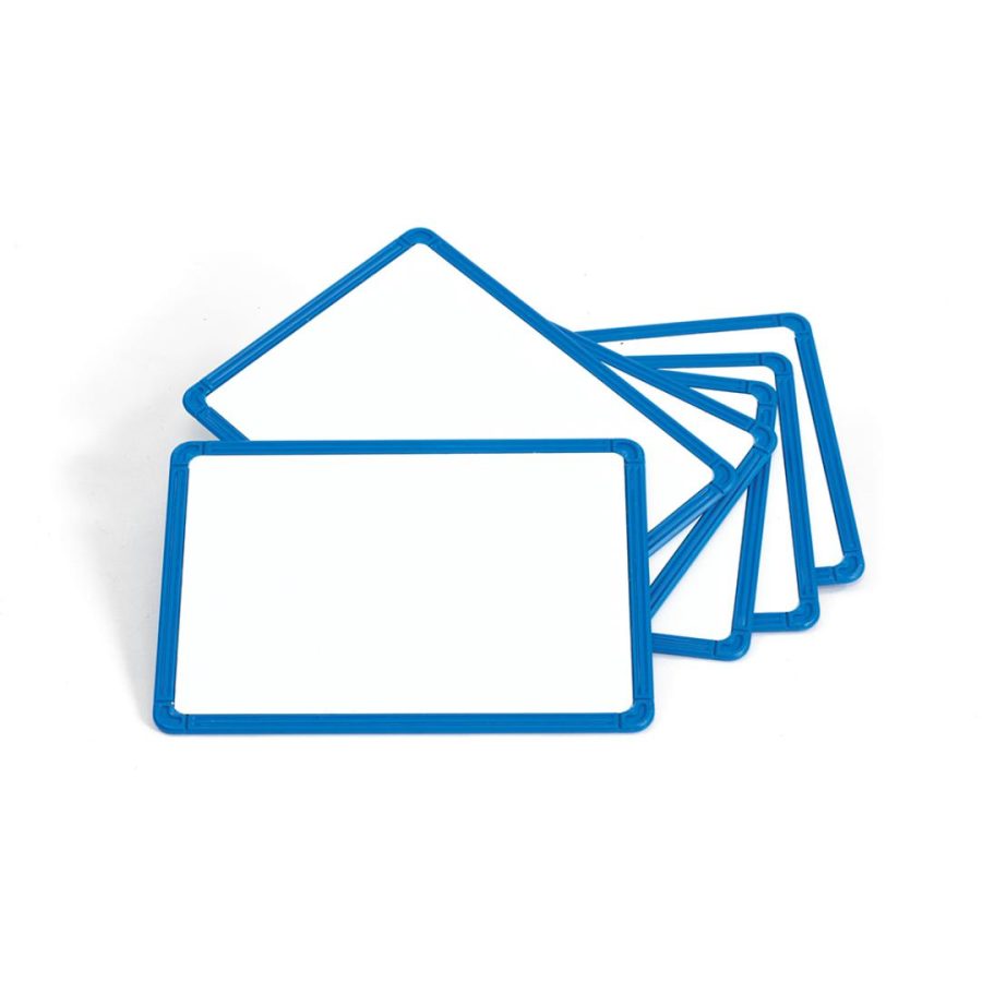Magnetic Plastic Framed White Boards (6pcs)