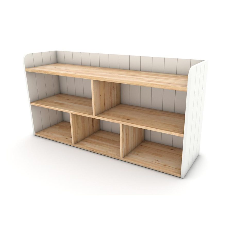 Bowral Block Shelf Unit - White