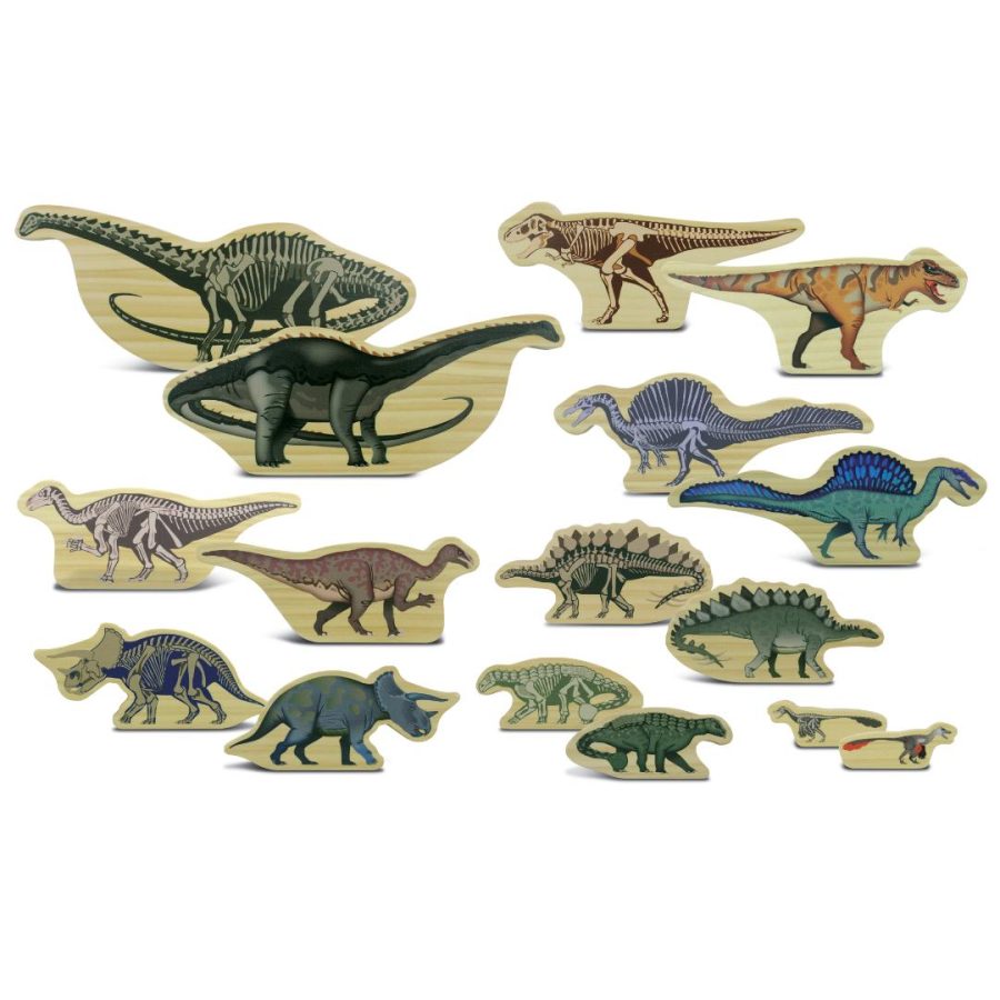 Dinosaur Wooden Characters (8pcs)