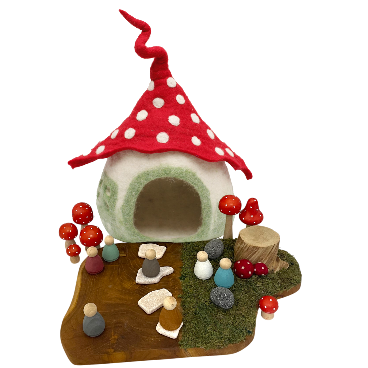 Felt Mushroom Cave & Accessories