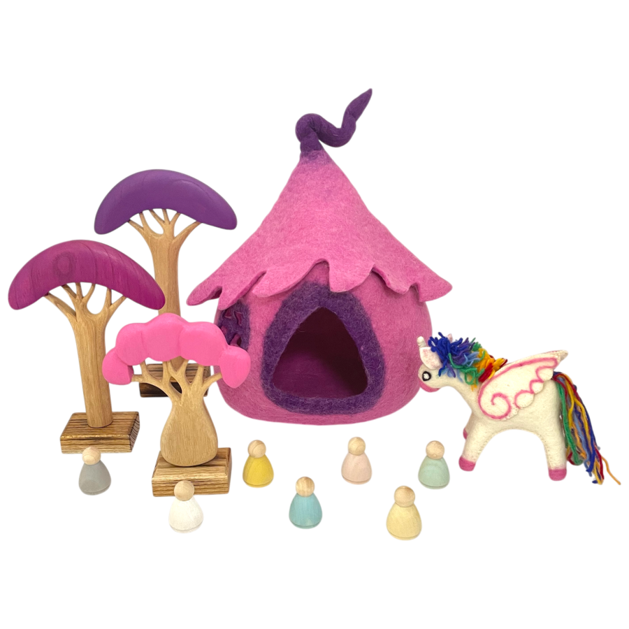 Felt Fairy Cave & Accessories