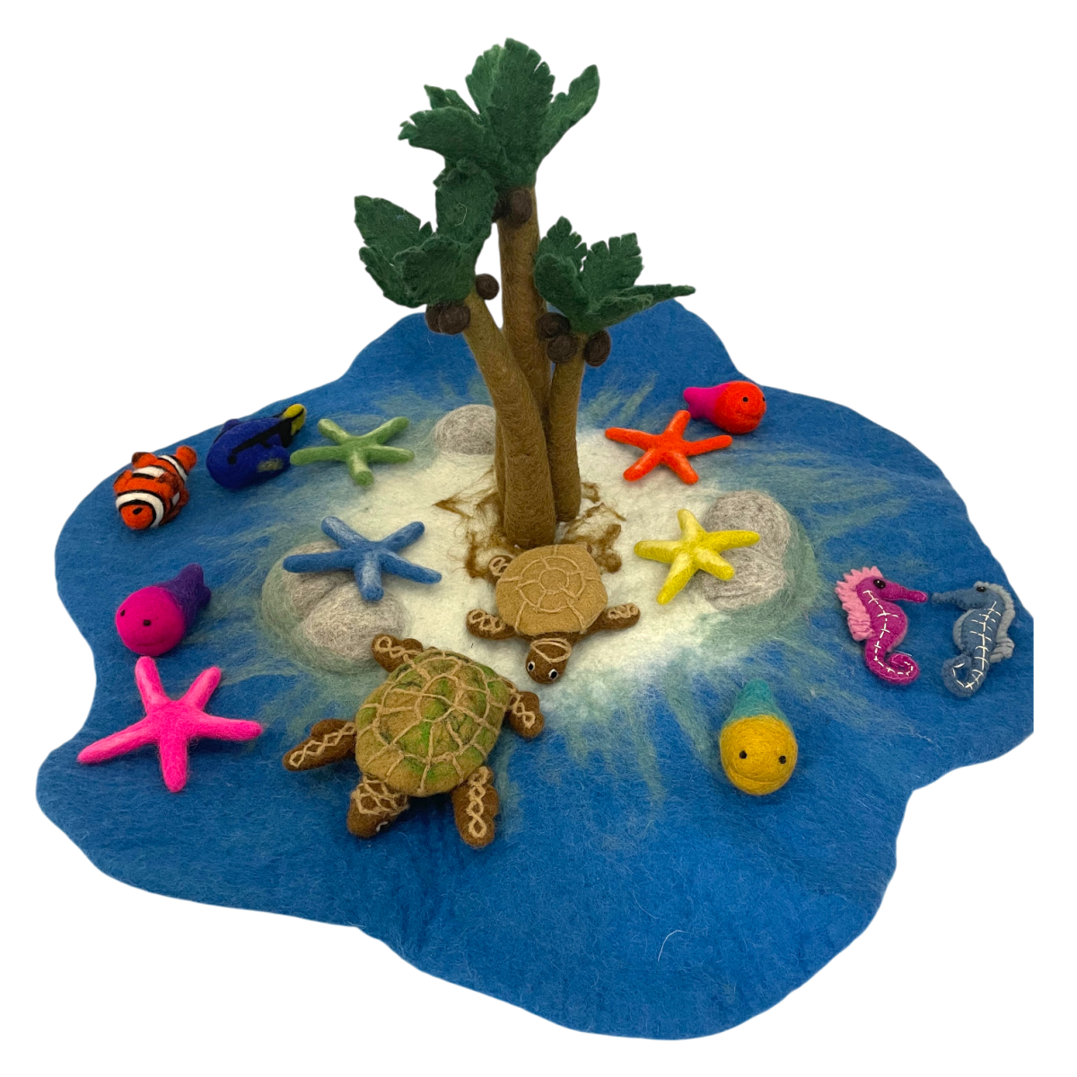 Felt Island Escape Play Mat & Accessories