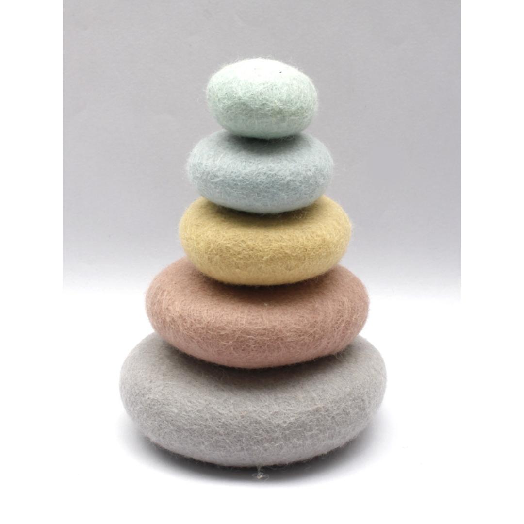 Felt Stacking Pebbles Pastel (5pcs) - Step4 Felt Stacking Pebbles Pastel (5pcs)