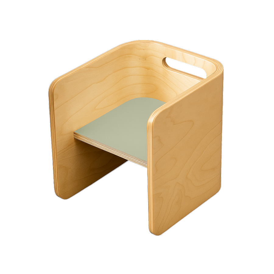 Poppet Nursery Chair 15cm - Two Toned - Bay Green