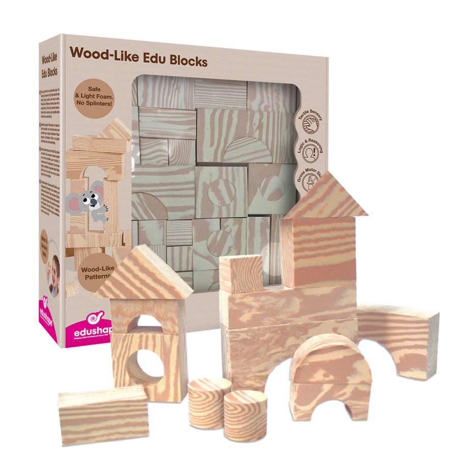 Wood-Like Blocks (80pcs)