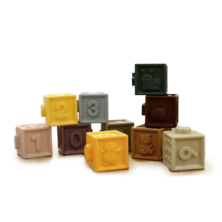 Mix & Match Number Blocks Neutrals