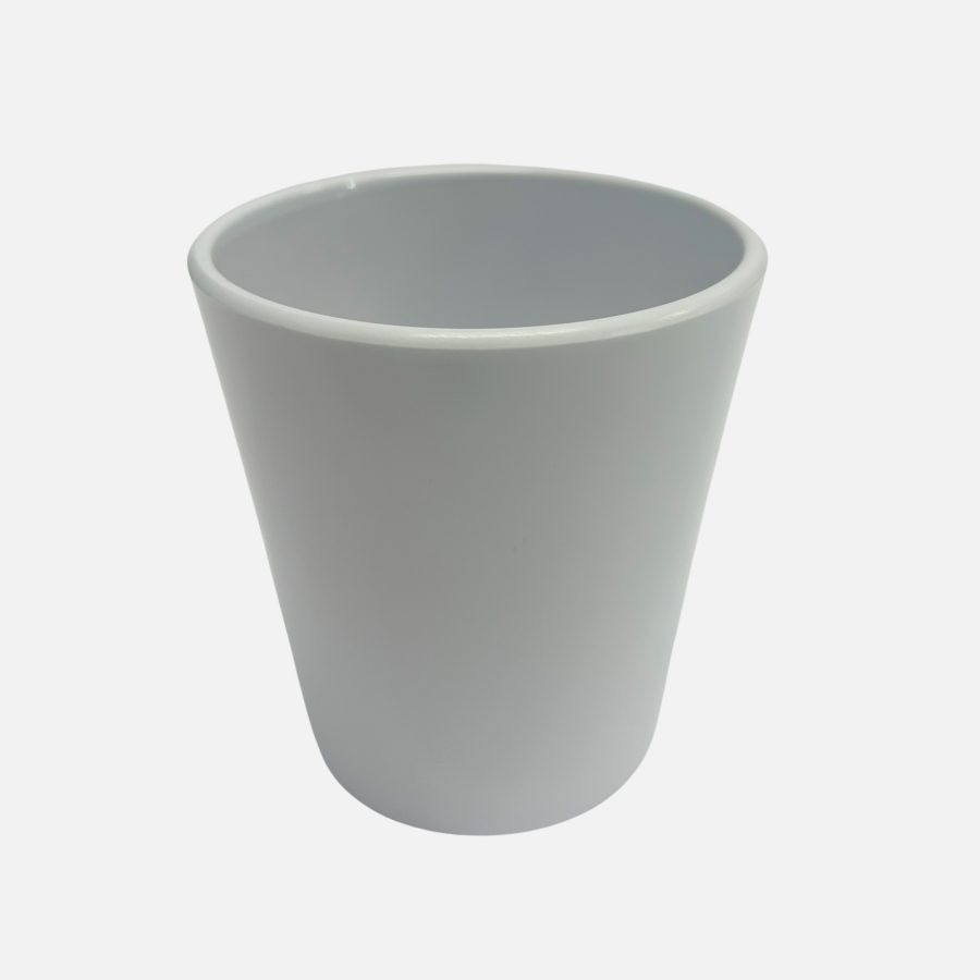 Melamine Cup - White (Gloss) - Set of 12