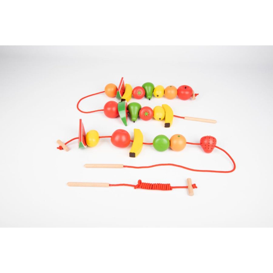 Wooden Lacing Fruits (8pcs)