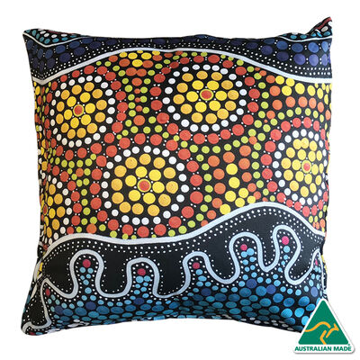 Seaside Aboriginal Cushion