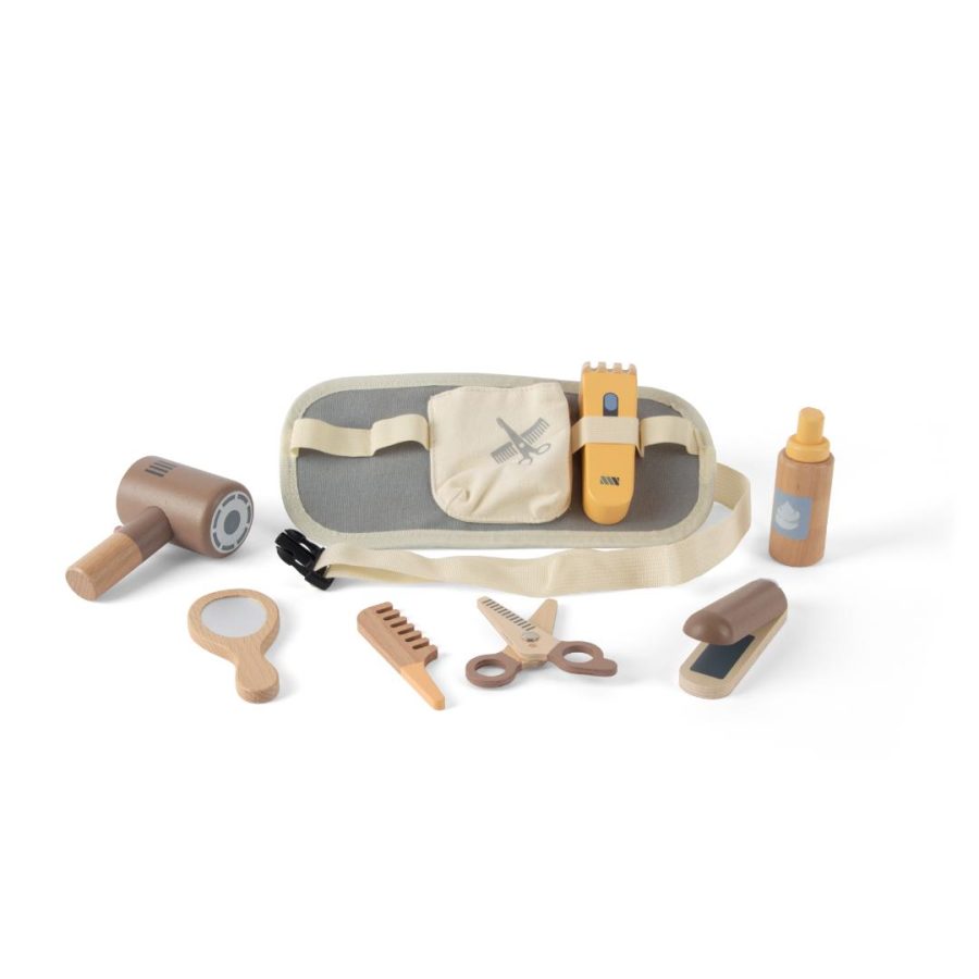 Playful Wood Barber Set (8pcs)