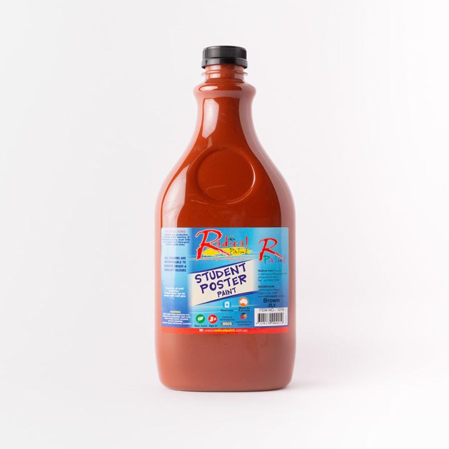 Tempera Poster Paint Brown (2L)