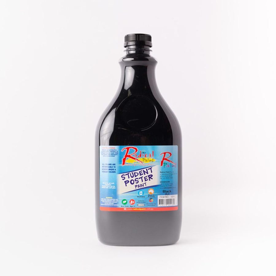 Tempera Poster Paint Black (2L)