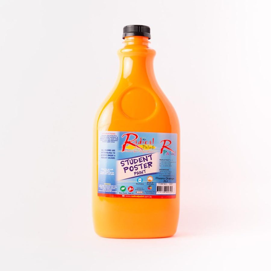 Fluoro Tempera Paint Orange (2L)