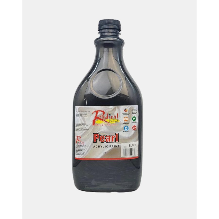 Pearl Acrylic Paint Black (2L)