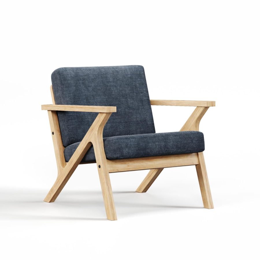 Luna Single Sofa - Storm