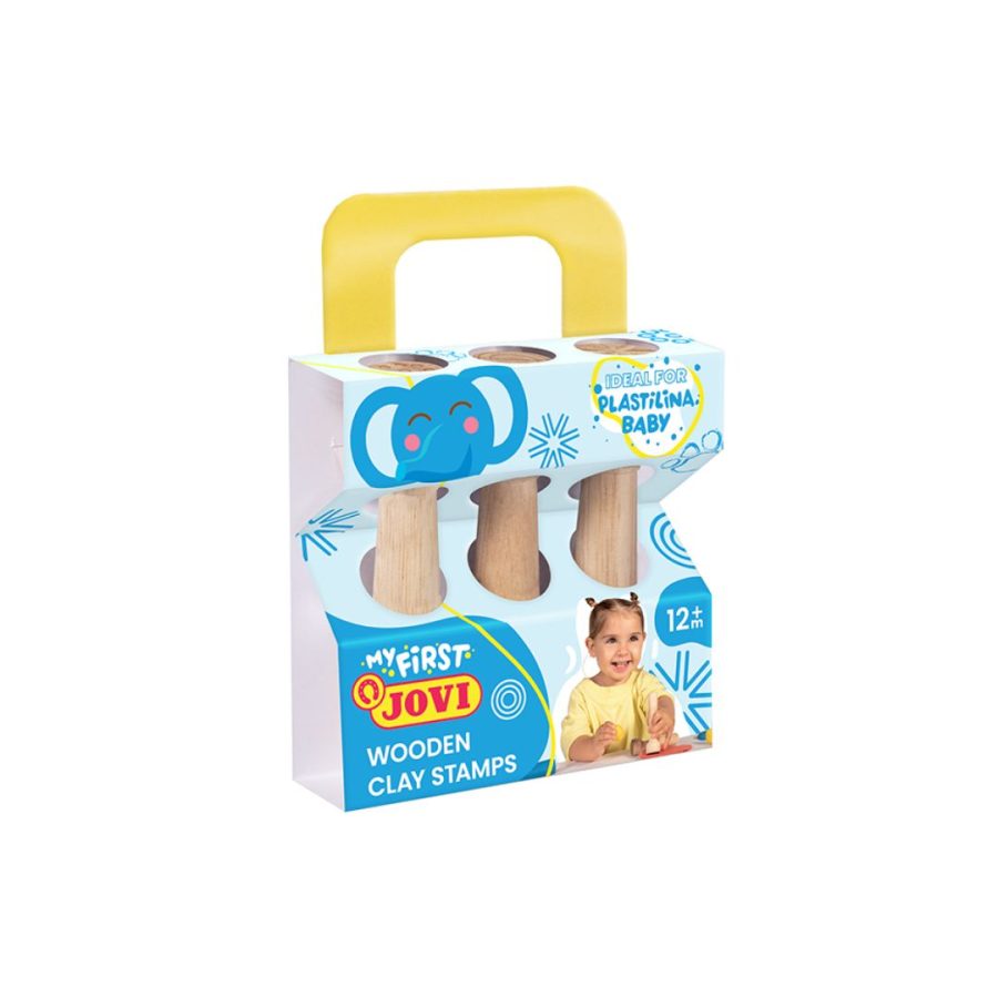 My First Wooden Clay Texture Stamps (3pcs)