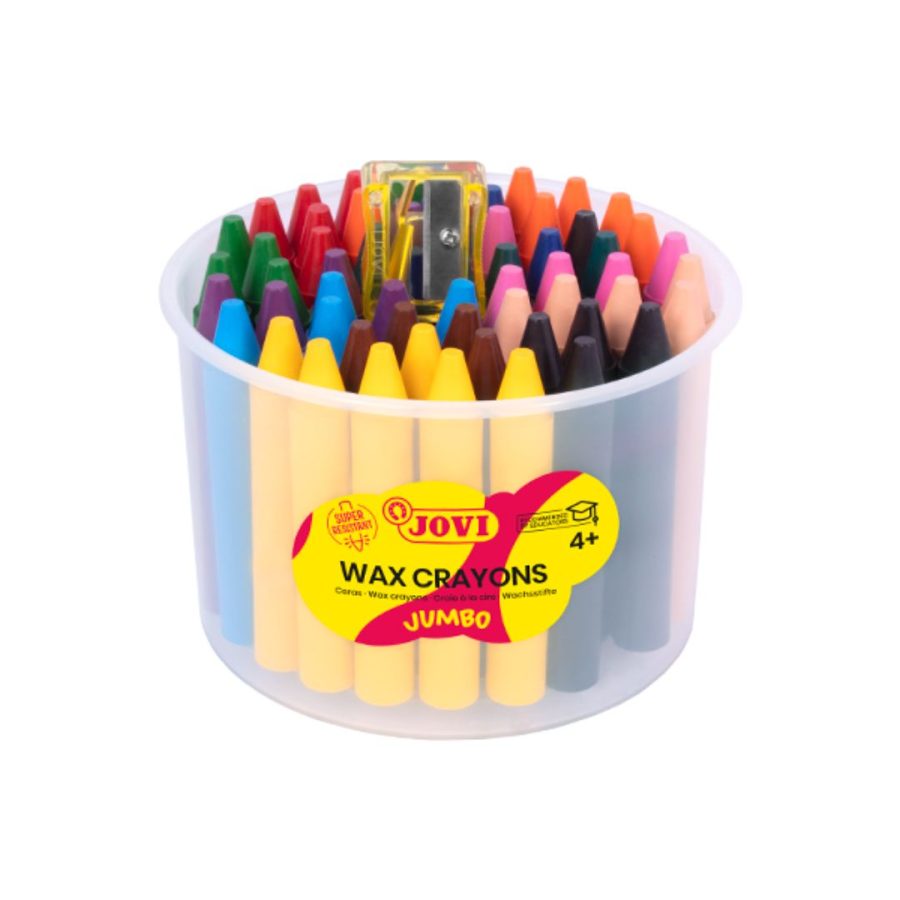 Crayons Round - Assorted Colours (60pcs)