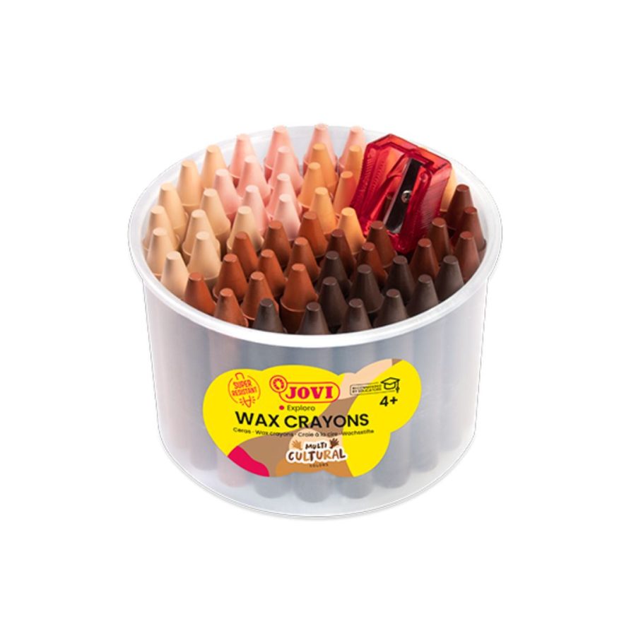 Crayons Round - Multicultural Colours (60pcs)