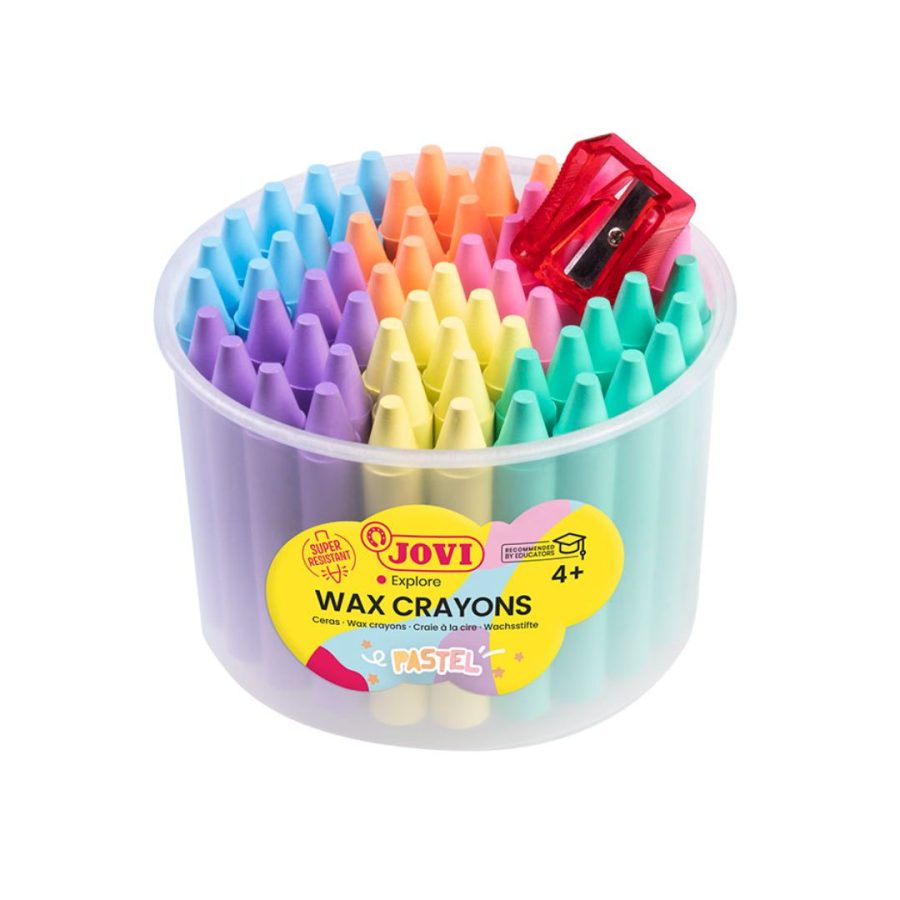 Crayons Round - Pastel Colours (60pcs)