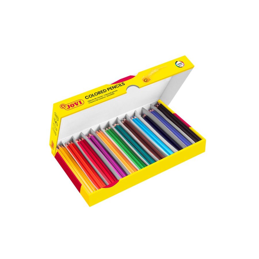 Coloured Hexagonal Pencils (144pcs)