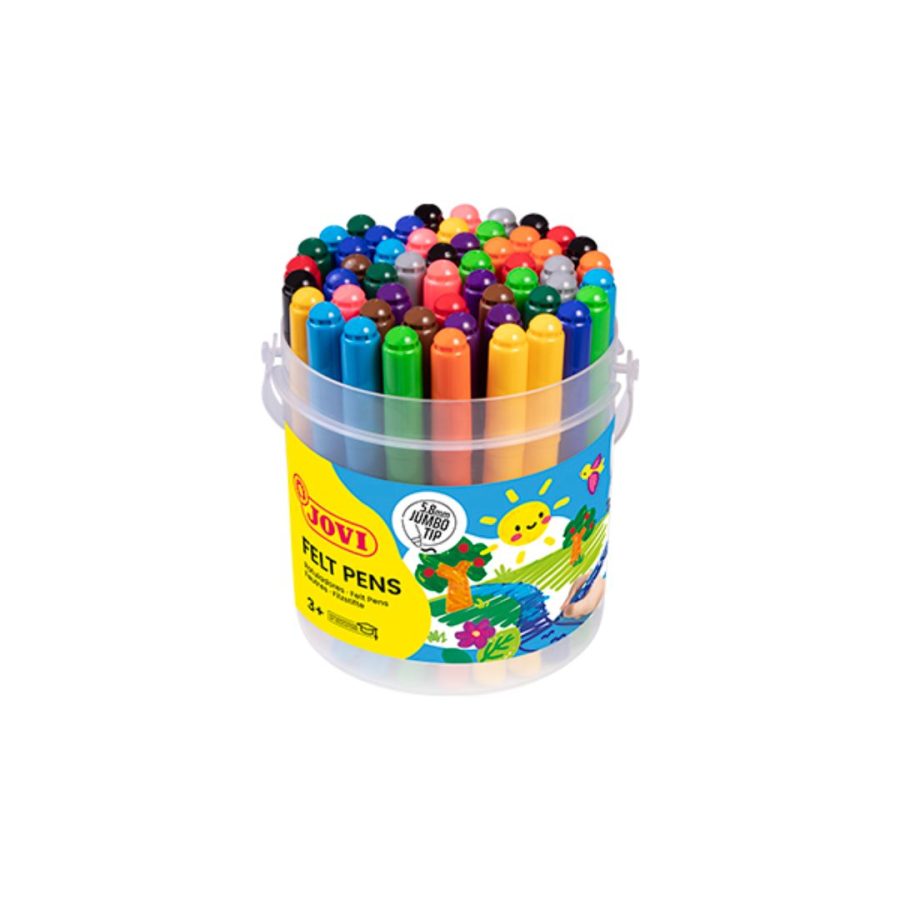 Coloured Jumbo Tip Marker (48pcs)