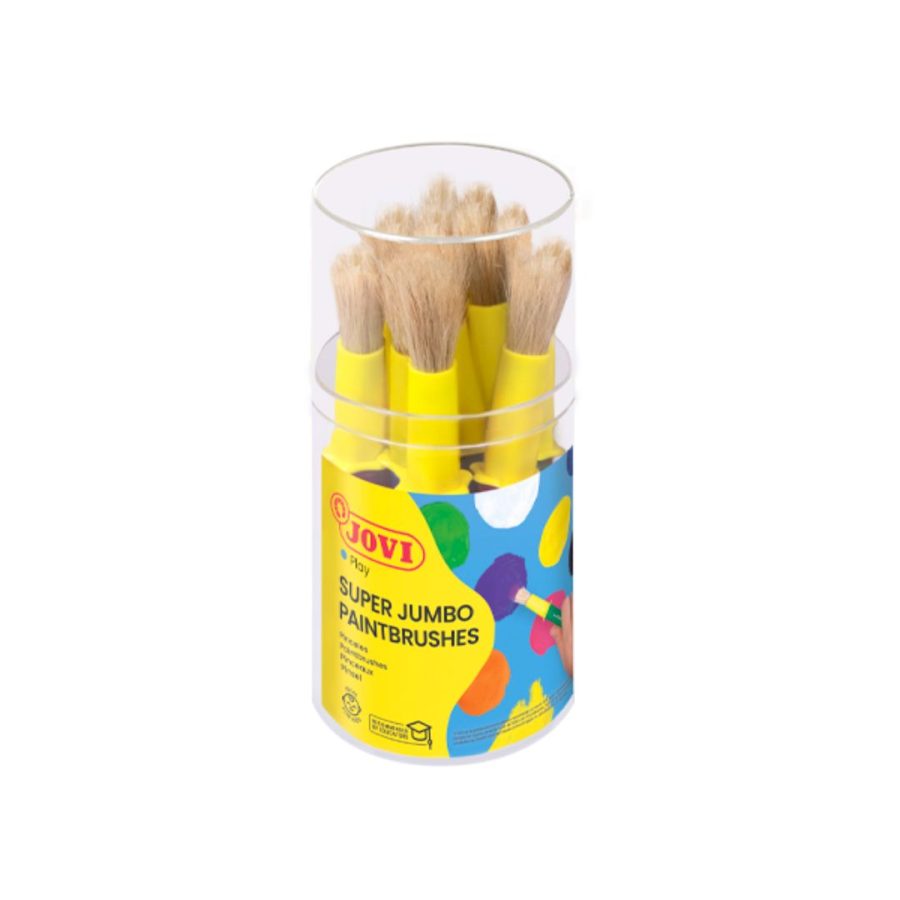 Super Jumbo Paint Brushes Jar of 9